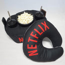 Kit Almofada C/porta Pipoca Balde +2 Copos Netflix
