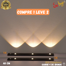 kit 2 luminárias recarregável com sensor de movimento ( COMPRE 1 LEVE 2 )