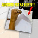 KIT COM 50 PLACAS MARMORE ADESIVAS ALTO BRILHO PAREDE E PISO