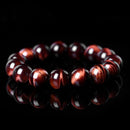 Pulseira da Paixão - Olhos de Tigre Vermelho