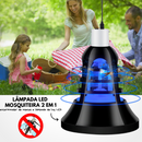 Trap the Zap - Lâmpada LED Mosquiteira 2 em 1
