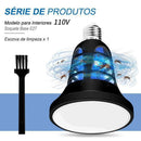 Trap the Zap - Lâmpada LED Mosquiteira 2 em 1