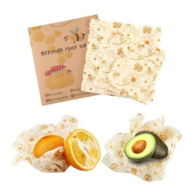 BEEFresh - Toalhas para Embrulhar Alimentos (Kit 3 peças)